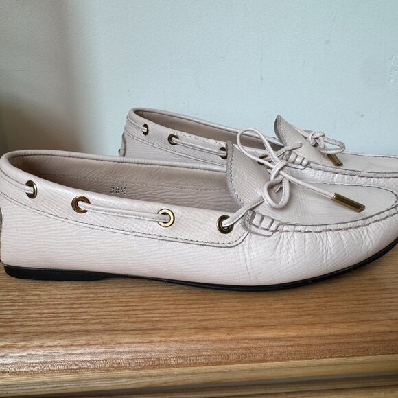 Tod’s Gommino Loafers / Driving Shoes – Pink Leather – Size 8 - Picture 3 of 16